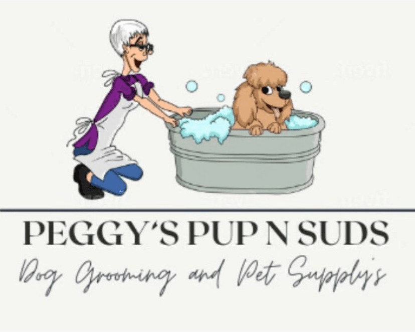 Peggy's Pup N Suds logo